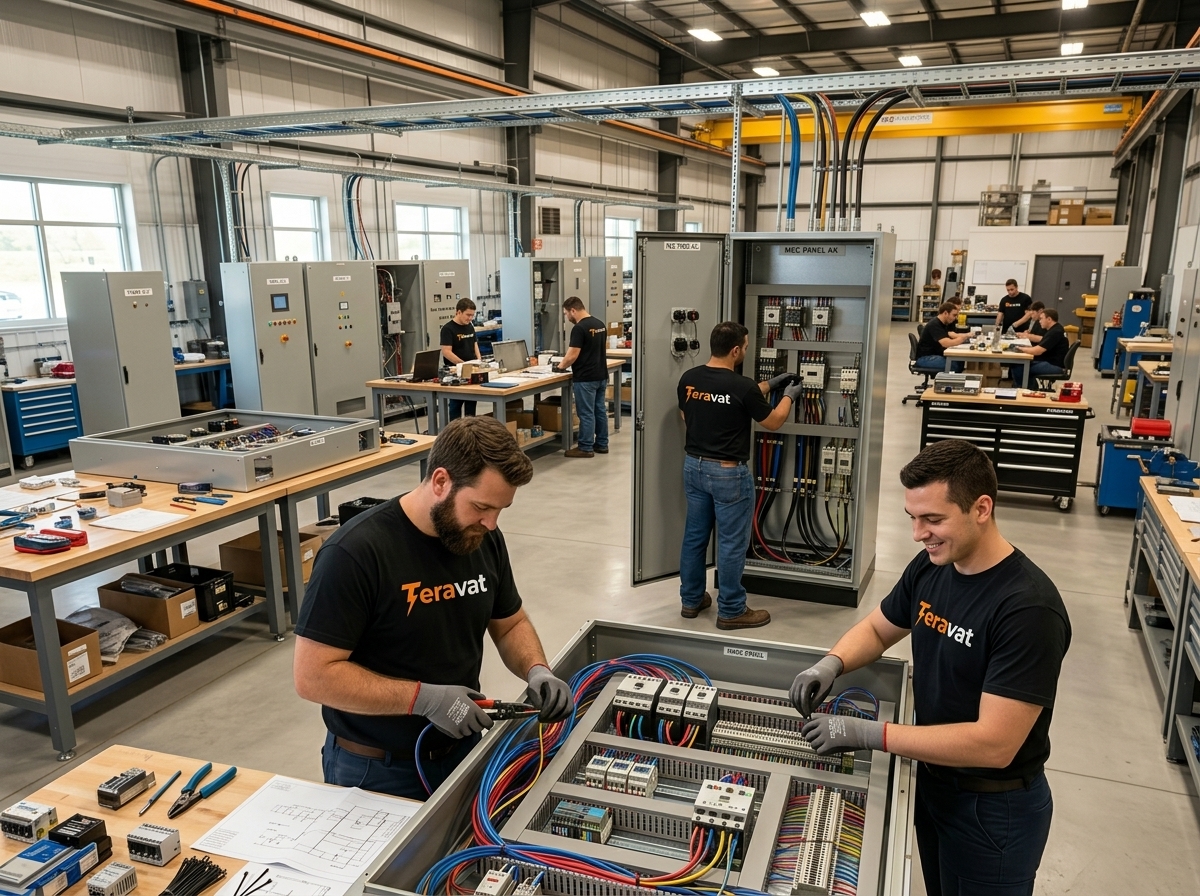 Tim inženjera Teravat - izrada elektro ormara Čačak